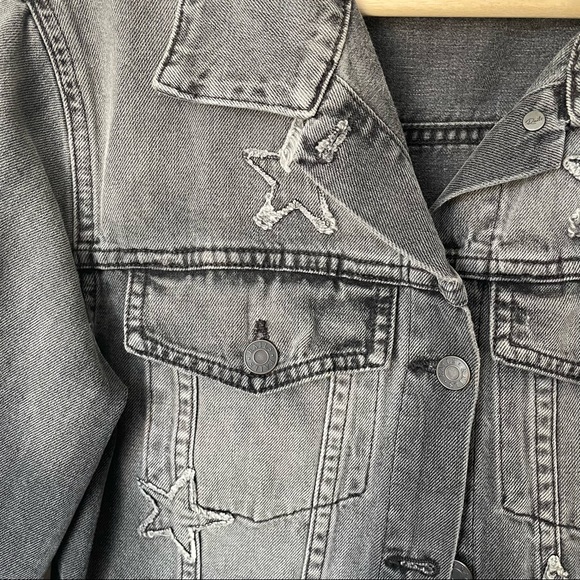 Rails Knox Stars Button-Front Jean Jacket Size S - Picture 4 of 16
